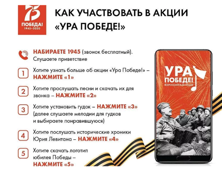 ВСЕРОССИЙСКАЯ МОБИЛЬНАЯ АКЦИЯ «УРА ПОБЕДЕ!».